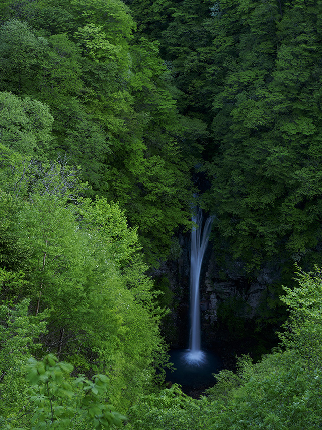 写真家喜多規子がM.ZUIKO DIGITAL ED 12-100mm F4.0 IS PROで撮影した滝風景の写真