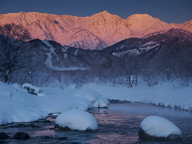 写真家喜多規子がM.ZUIKO DIGITAL ED 12-40mm F2.8 PRO IIで撮影した冬の風景写真