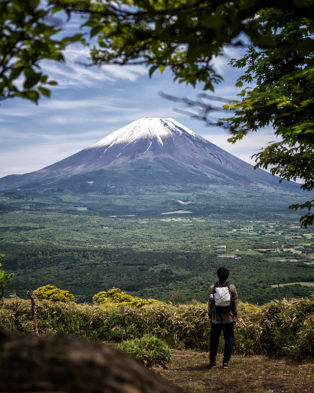 山岳写真家 平野篤がM.ZUIKO DIGITAL ED 12-40mm F2.8 PRO IIで撮影した竜ヶ岳からの富士山の写真